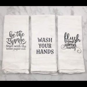 3 piece Bathroom towel set